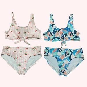 🚨 Old Navy Girls Set of 2 Bikinis L